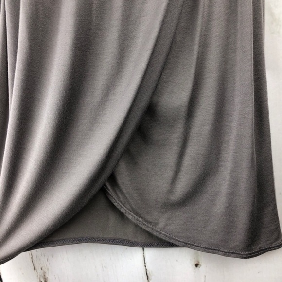 Aqua Draped Strapless Mini Dress - Picture 8 of 11